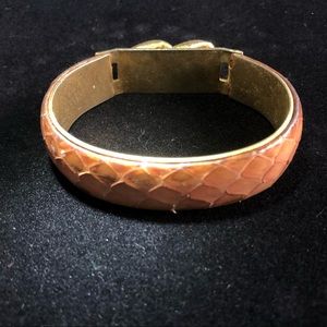 Vintage Italian Snakeskin Bracelet